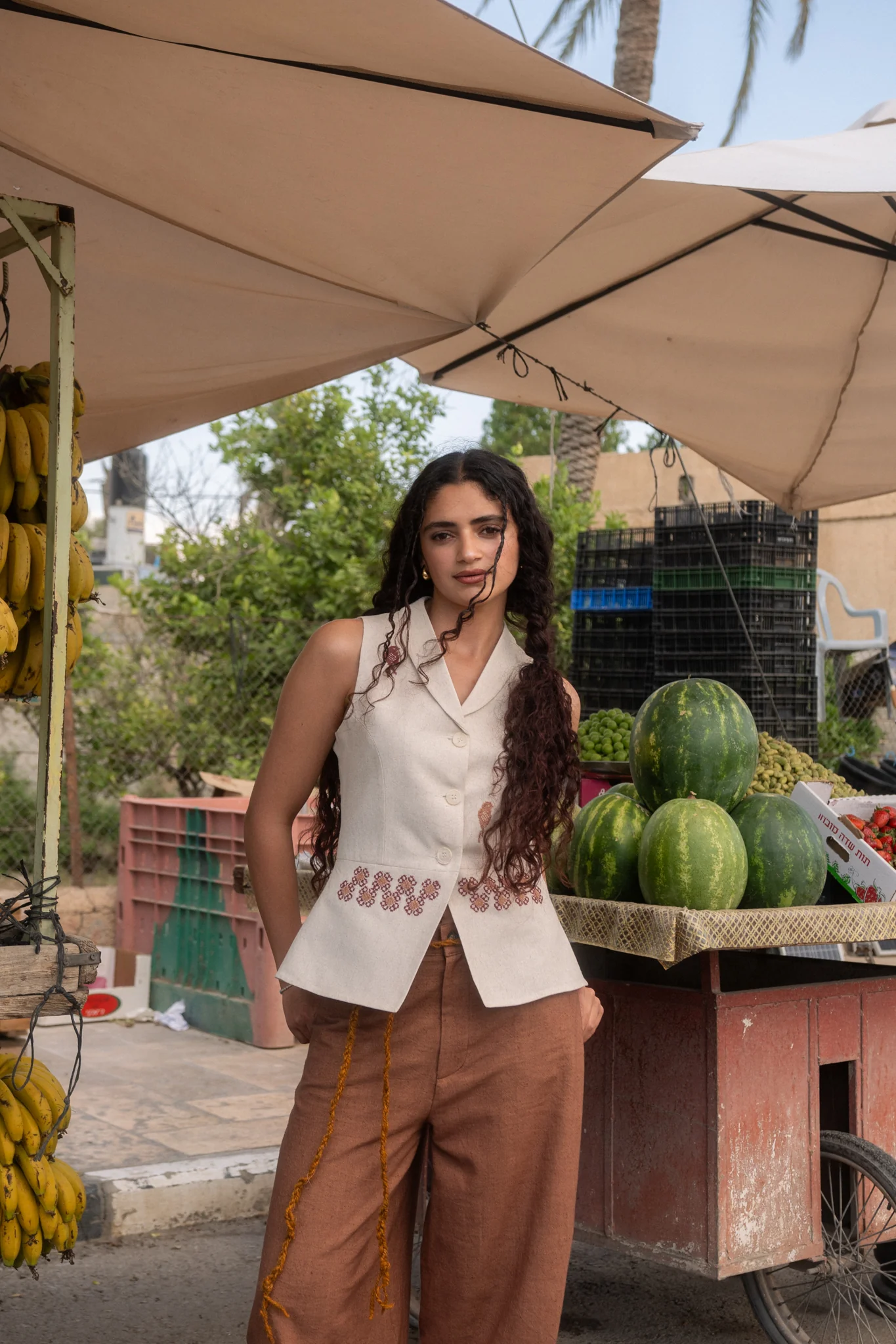 Alia vest (pink tatreez) - Image 4