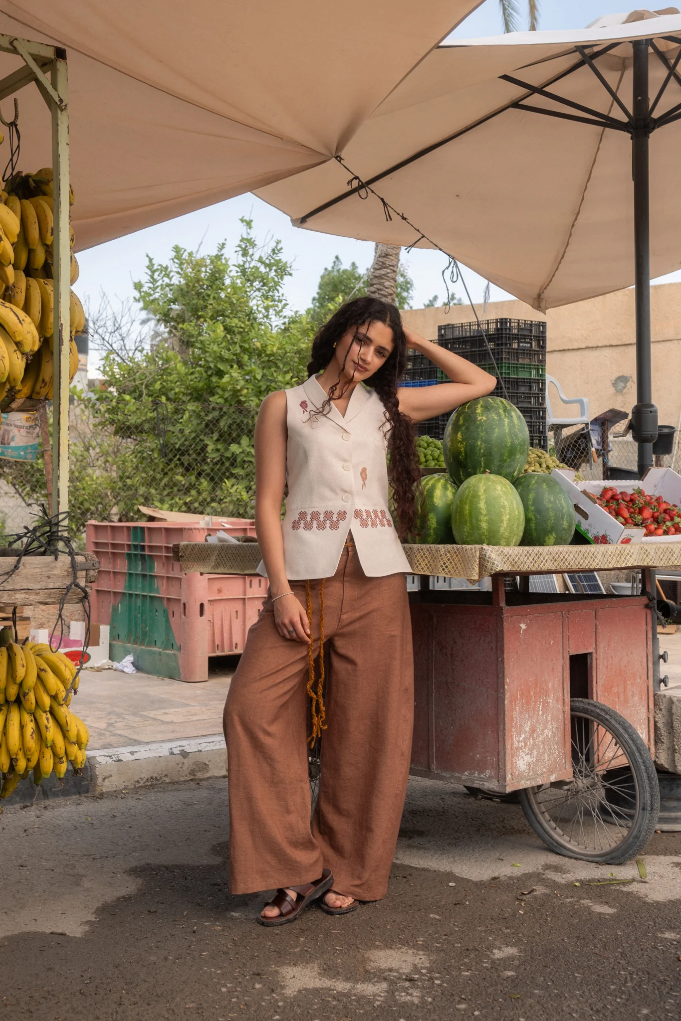 Alia vest (pink tatreez) - Image 5