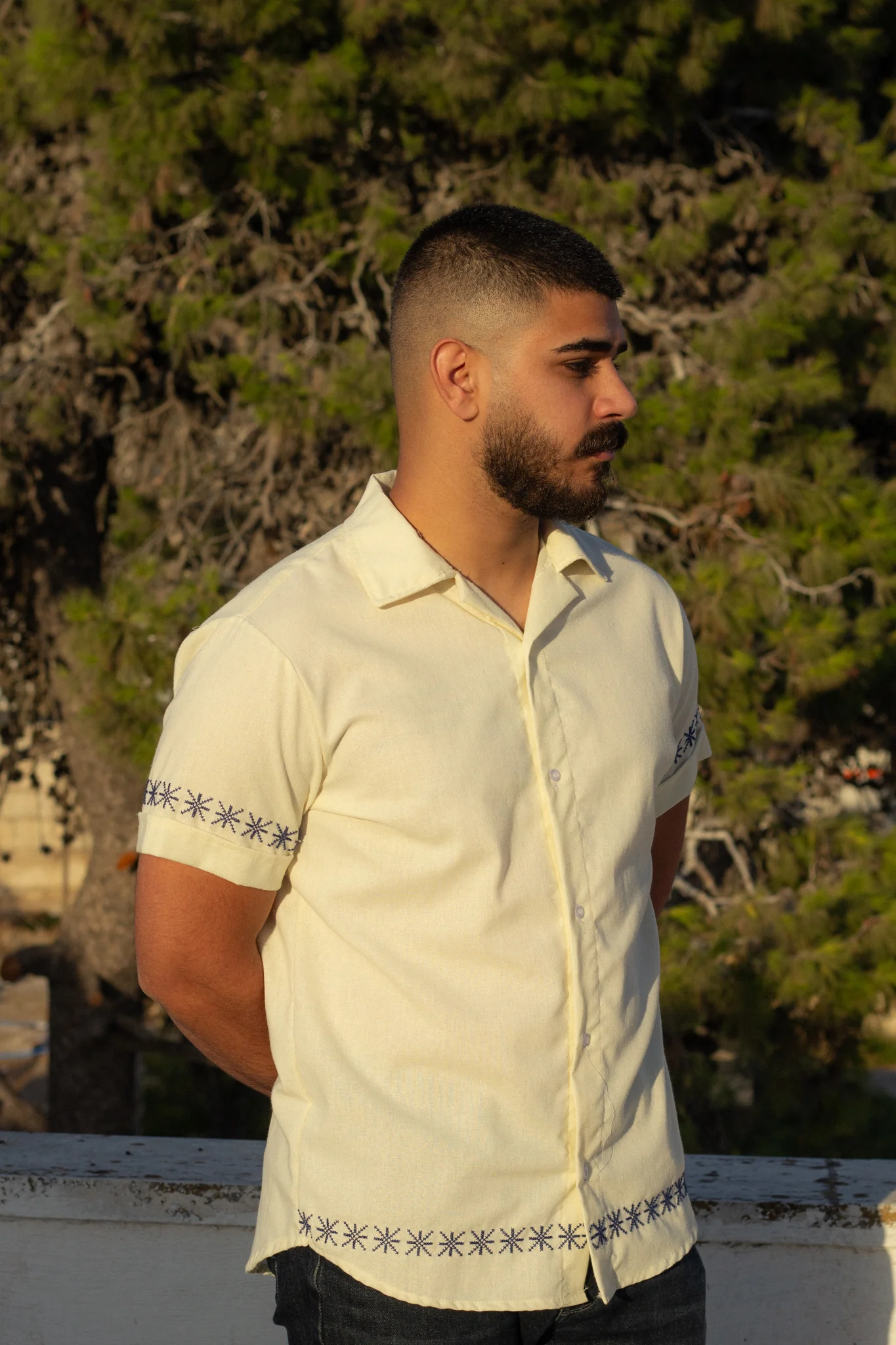 Hamza linen shirt