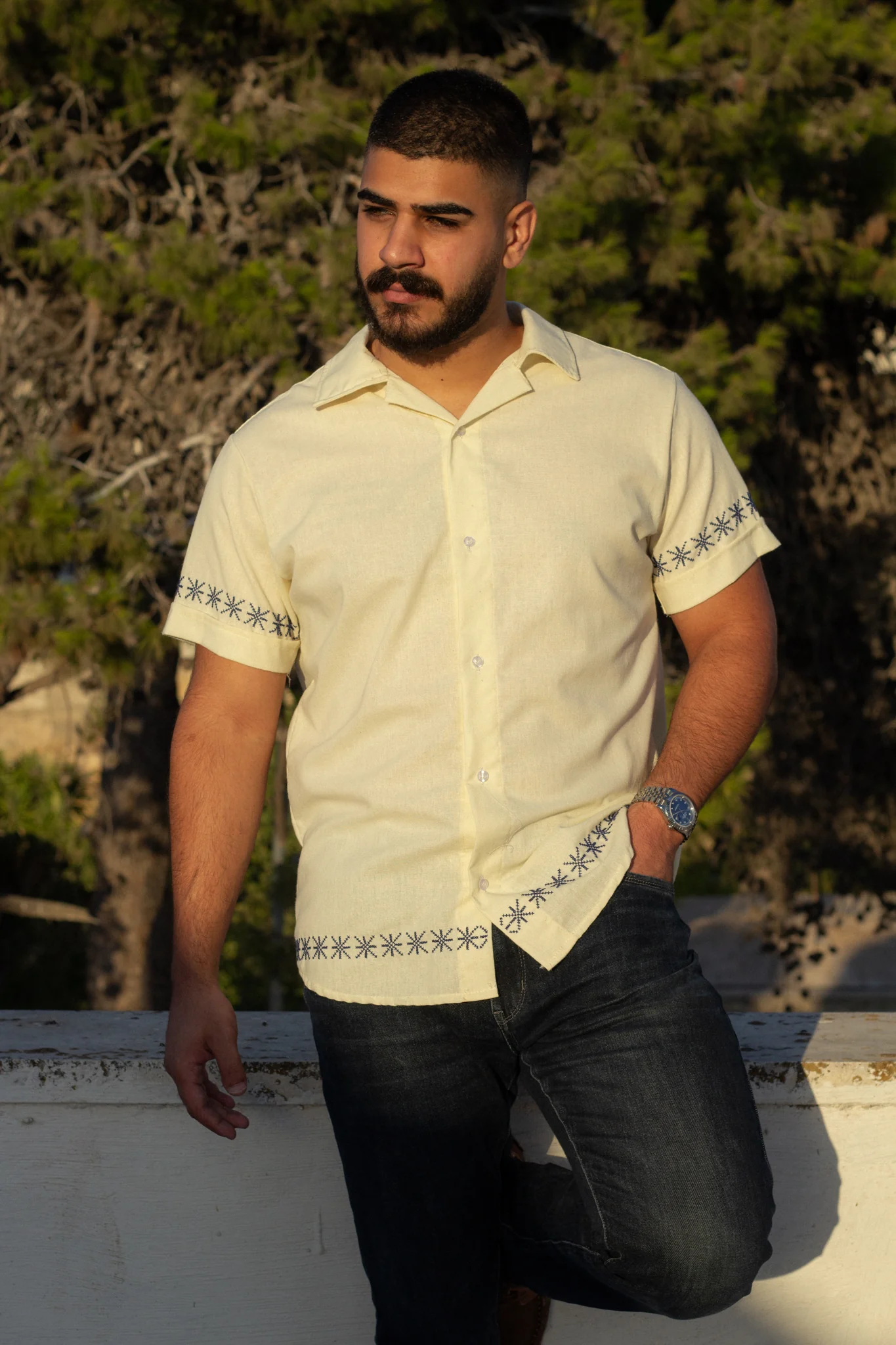 Hamza linen shirt - Image 3