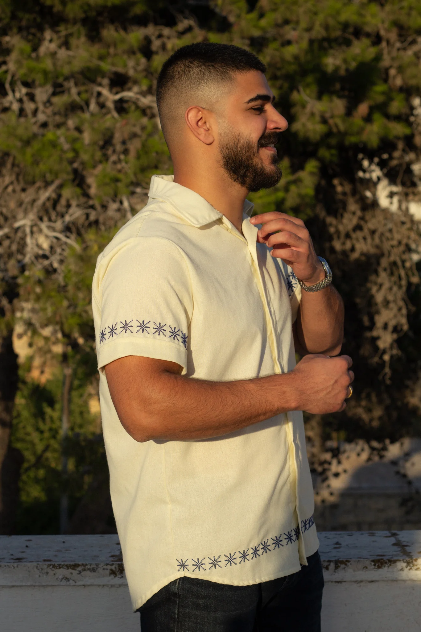 Hamza linen shirt - Image 4