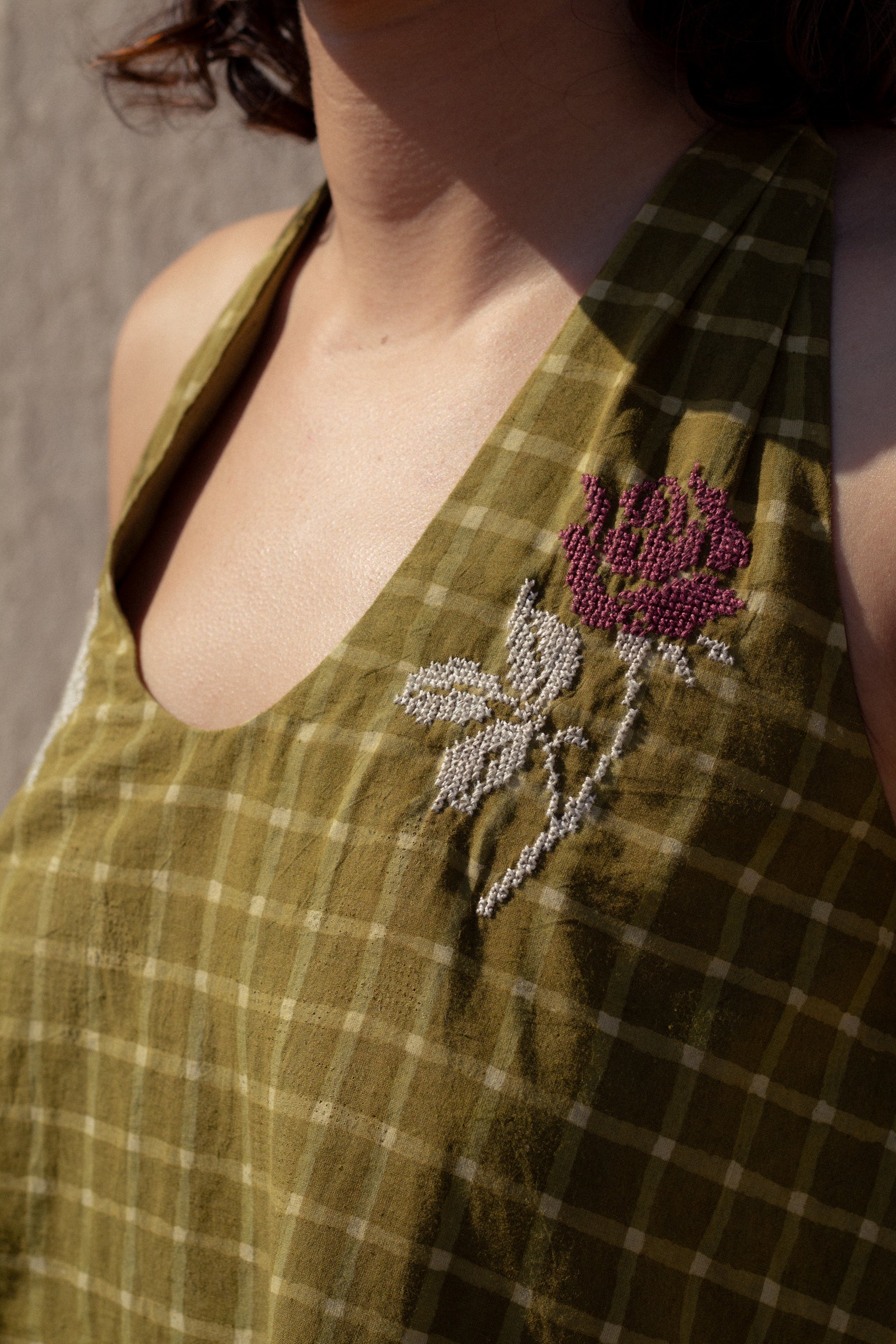 Kenzah halter top (embroidered) - Image 2