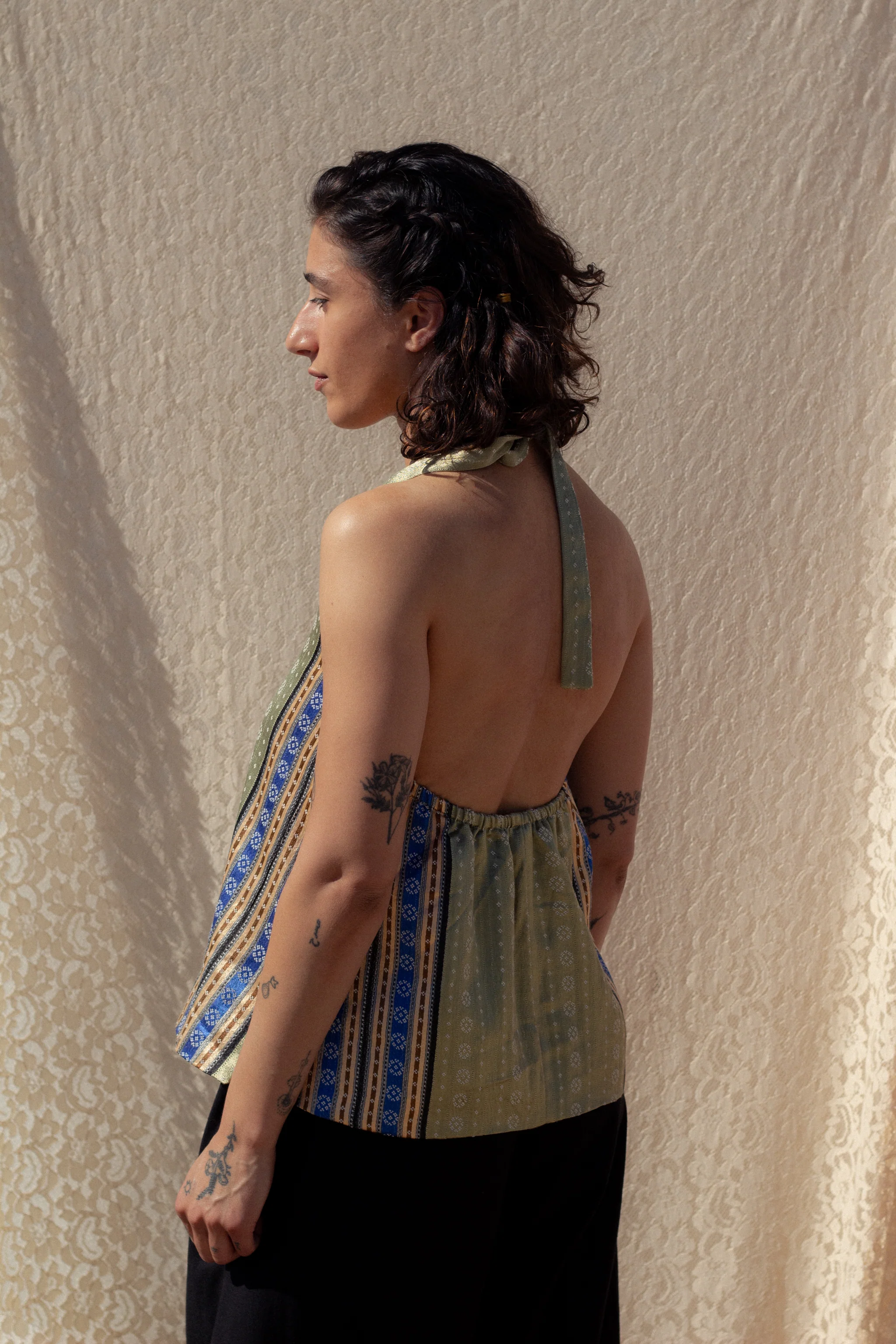 Kenzah halter top (Syrian silk) - Image 2