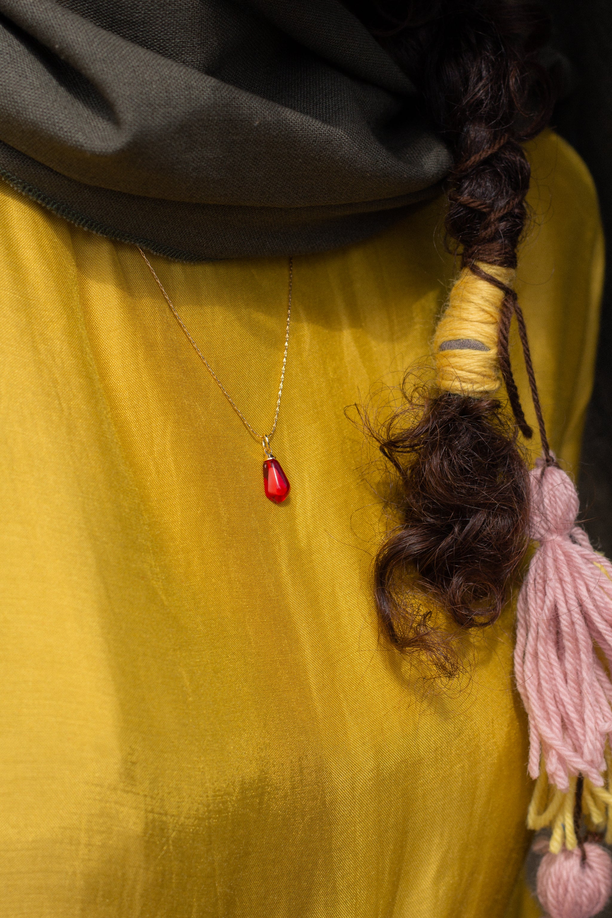 pomegranate seed necklace - Image 2