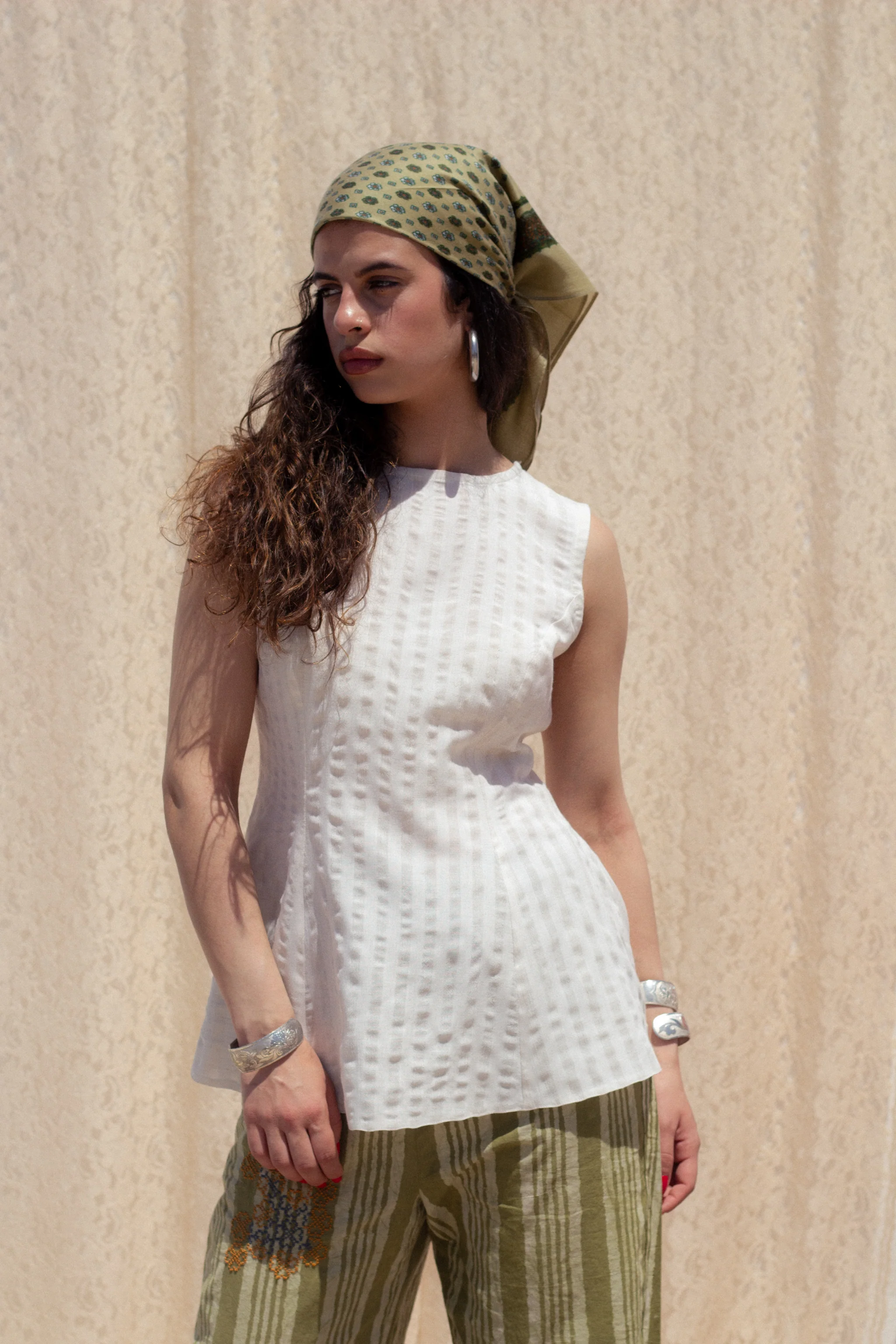 Rima peplum top