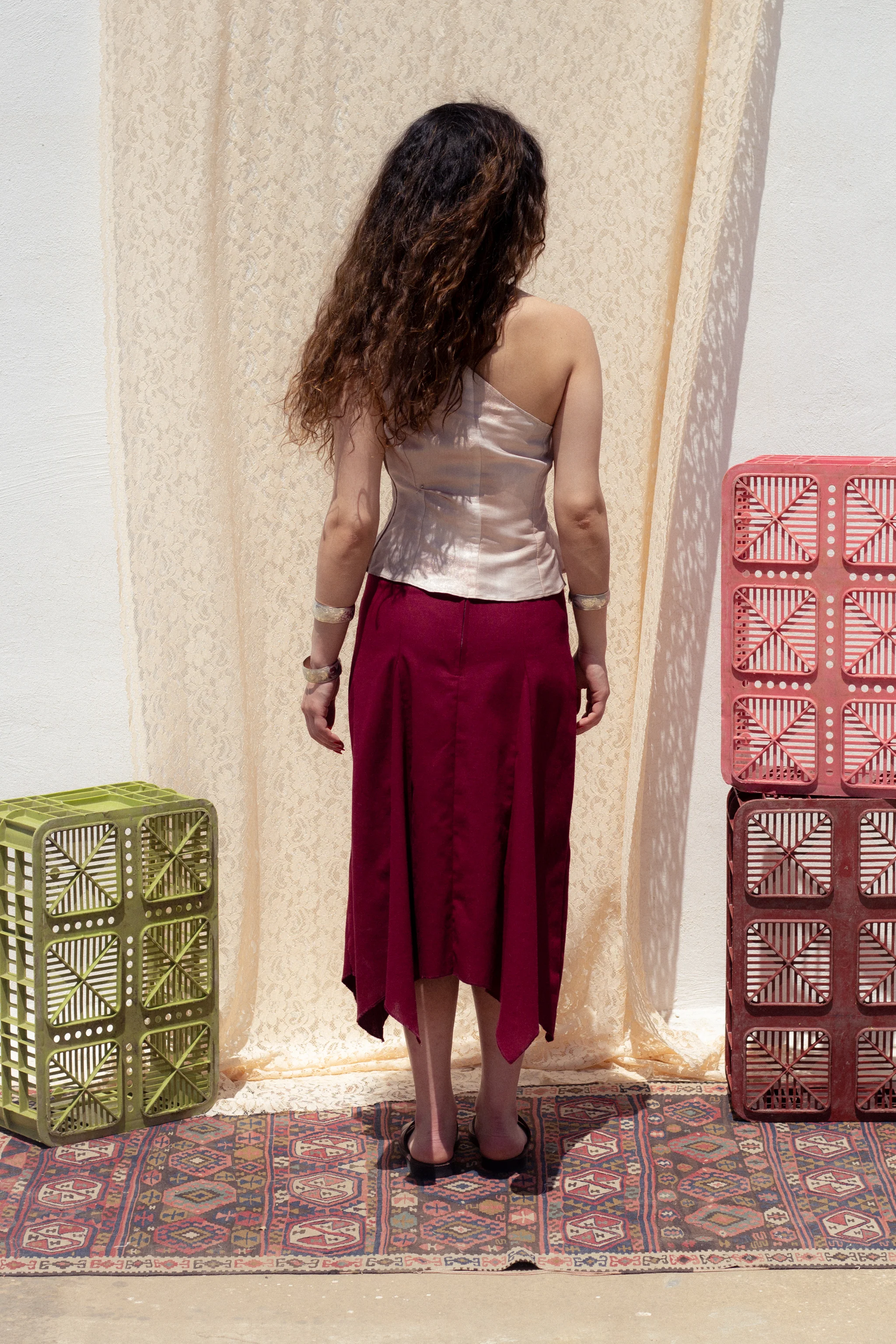 Saria midi skirt (embroidered) - Image 6