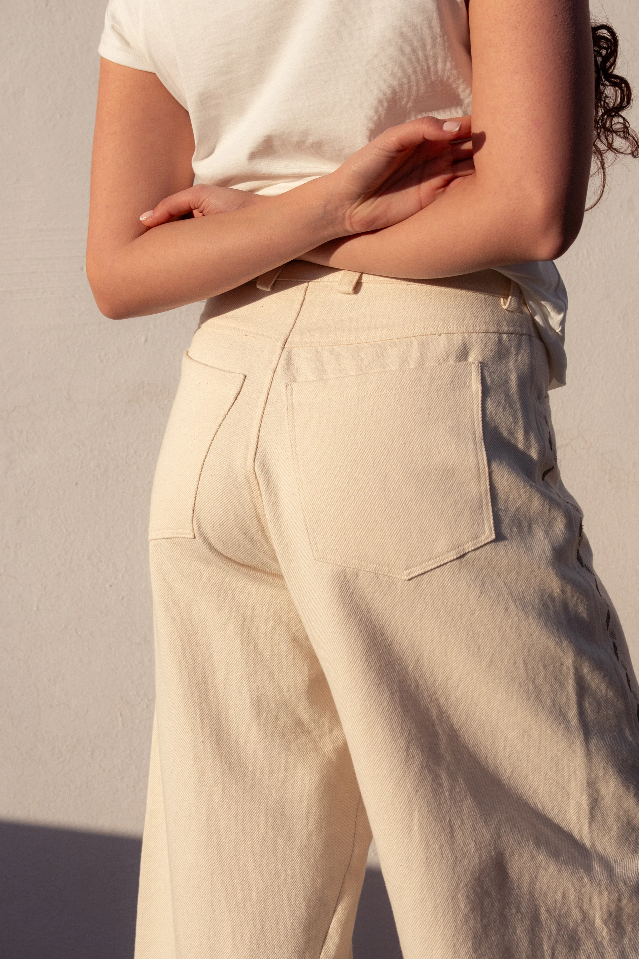Sima trousers (ecru) - Image 4
