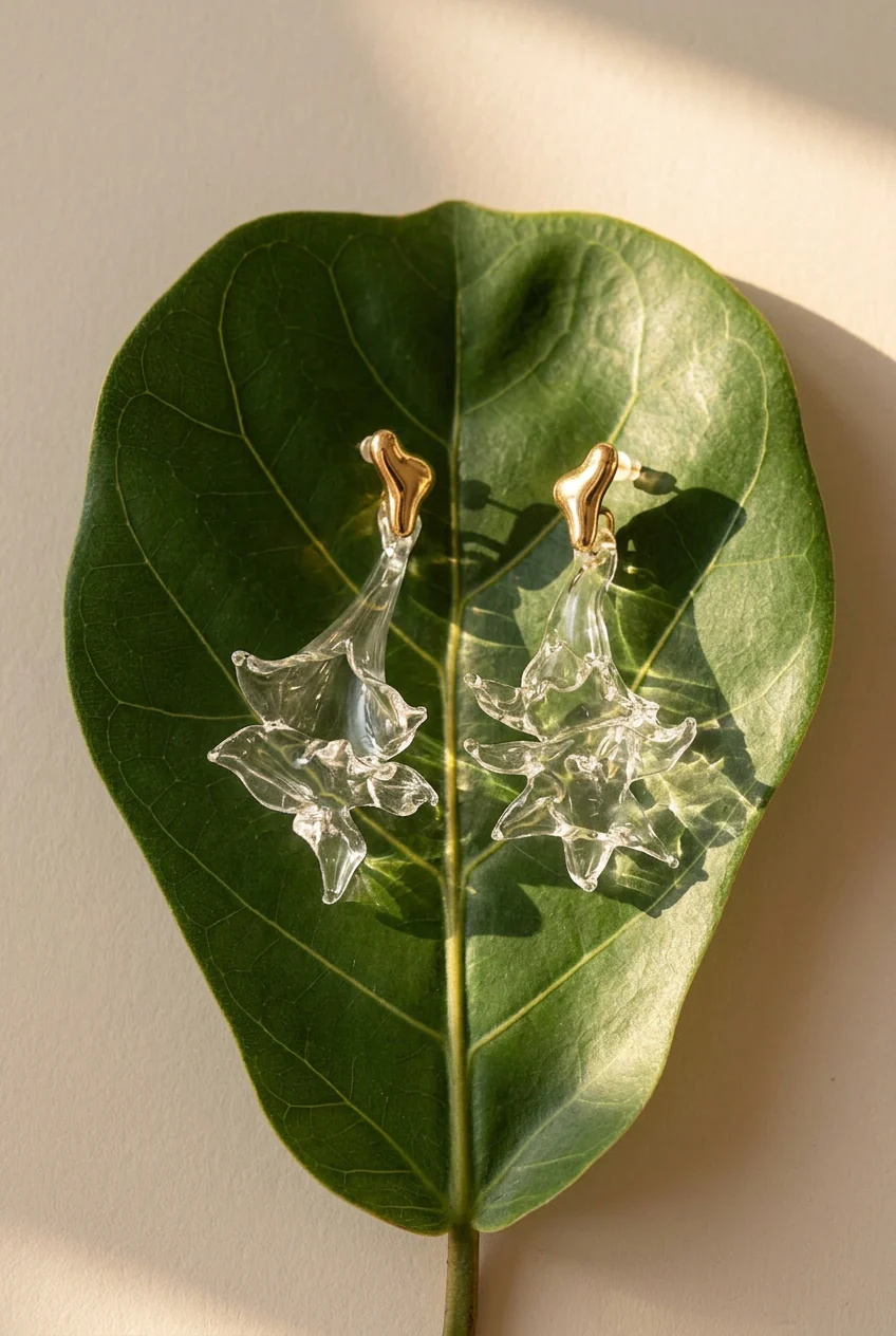 Sofia glass earrings - Image 2