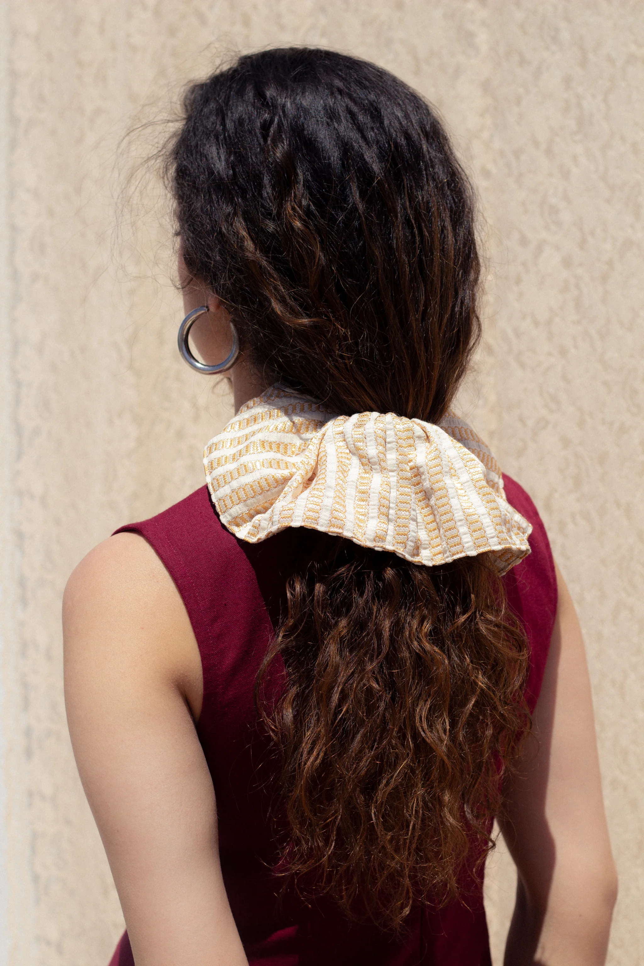 Syrian silk scrunchie - Image 7