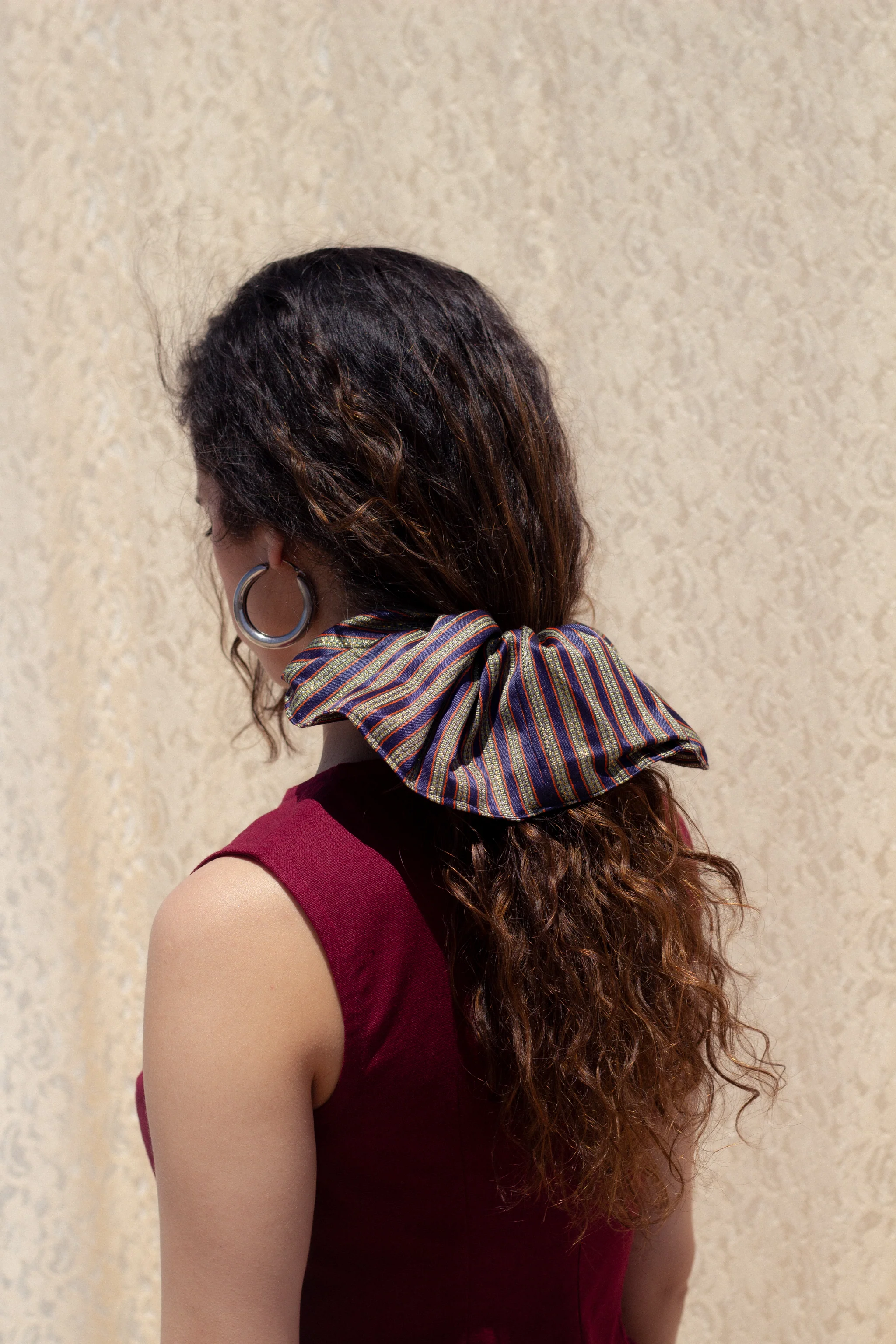 Syrian silk scrunchie - Image 8